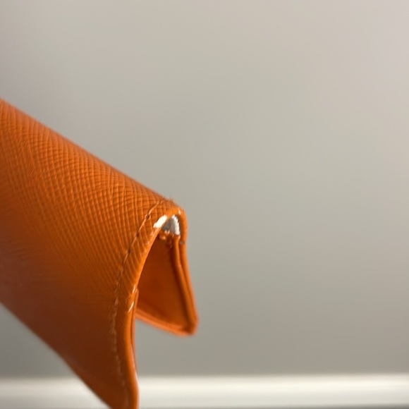 Tory Burch Sunglasses glasses case Orange clamshell Quiet luxury - Picture 2 of 8